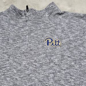 Pitt 1/4 Zip Sweatshirt Mens Sz XL Colosseum University Of Pittsburgh Pullover